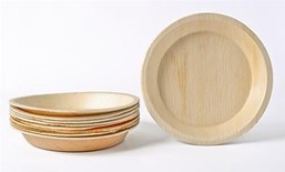 Plato de Madera Redondo 25cm